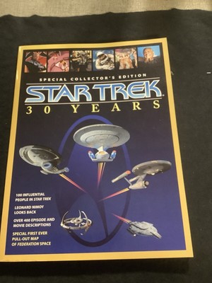 Star Trek 30 Years Special Collector's Edition w Pull-out 24th Century Space Map