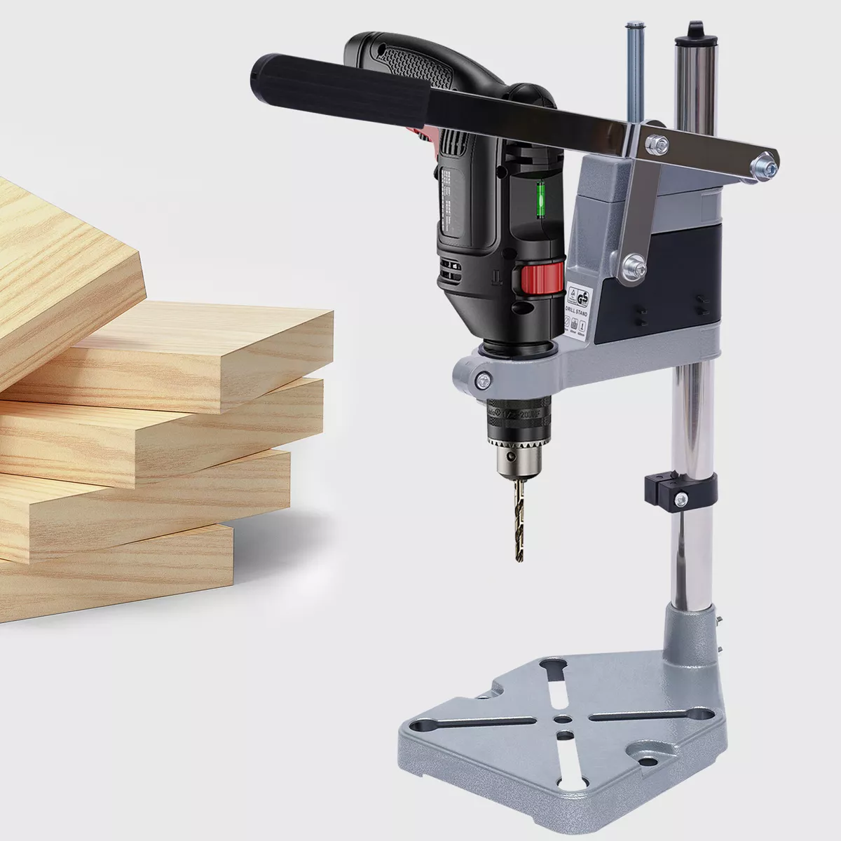 Electric Bench Drill Stand Press 38 42mm Clamp Drill Guide Double
