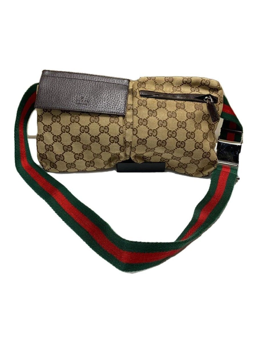 Sac taille GUCCI GG toile marron motif total occasion