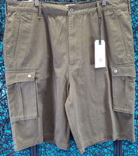 LEVI'S CARGO SHORTS MENS 40 GREEN PREMIUM BIG E ZIP FLY CLASSIC RETRO STYLE NEW
