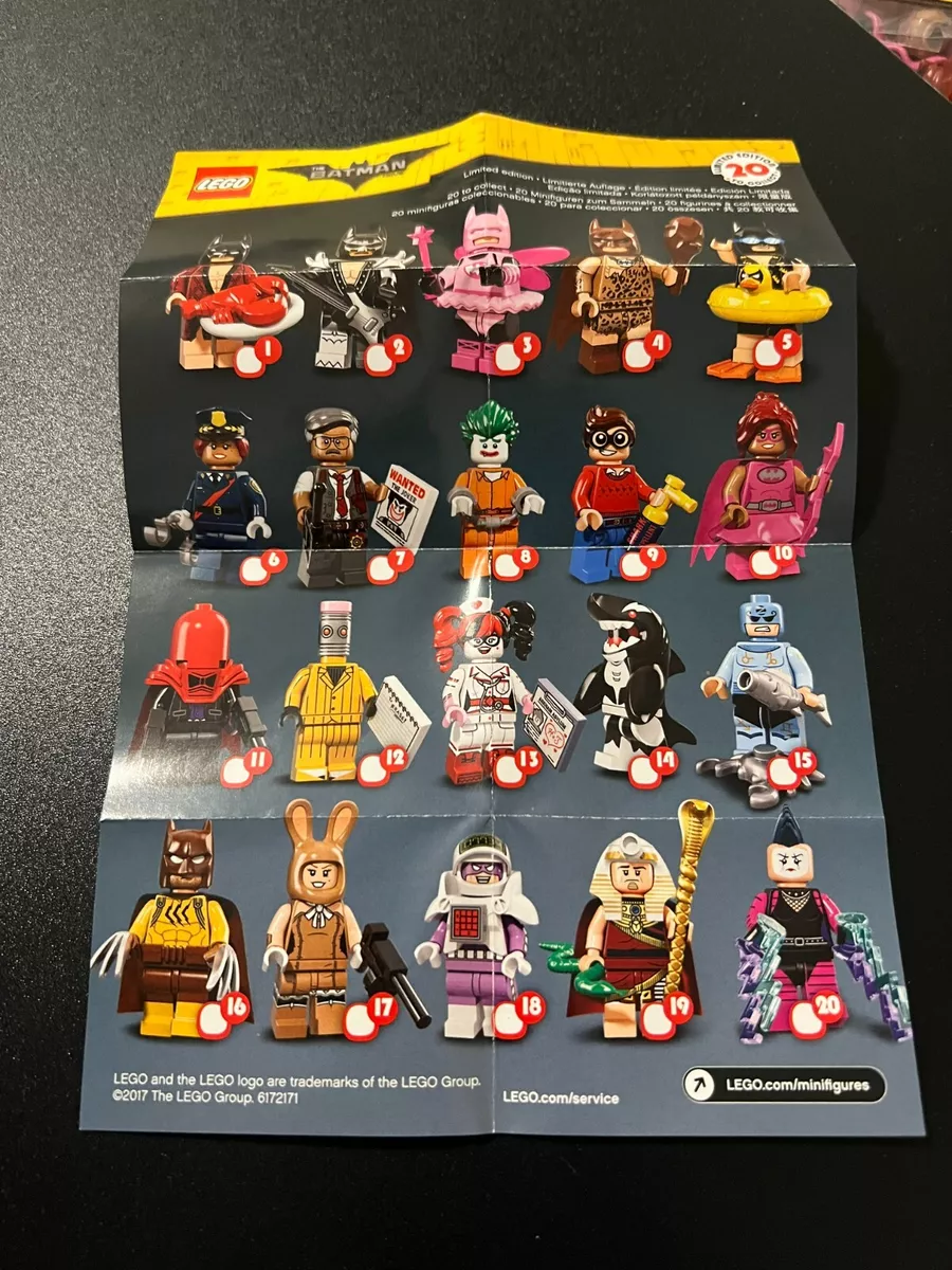 Check out the characters from LEGO Batman Movie Minifigures Series