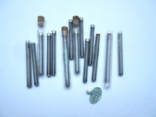 Large quantity vintage mechanical pencil leads in glass tubes some Ofrex 601 611