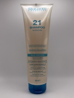 Salerm 21 Shampoo Silk Protein with Hyaluronic Acid- 300 ml 10.8 oz
