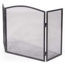 PARASCINTILLE IN METALLO VERNICIATO 60X90 CM PARASCINTILLE CAMINO SICUREZZA PROT