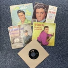 Elvis Presley Vintage 7” Vinyl Lot x 5 50s 60s Early Rock Records