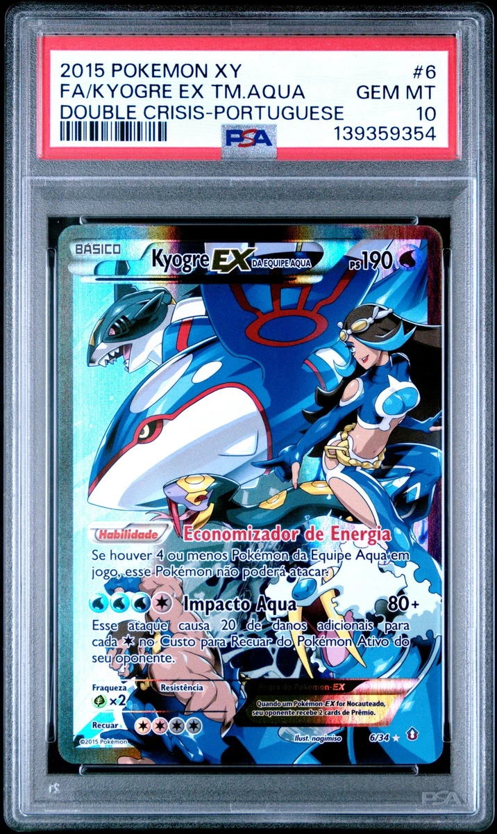 Kyogre Pokémon TCG Professional Sports Authenticator (PSA