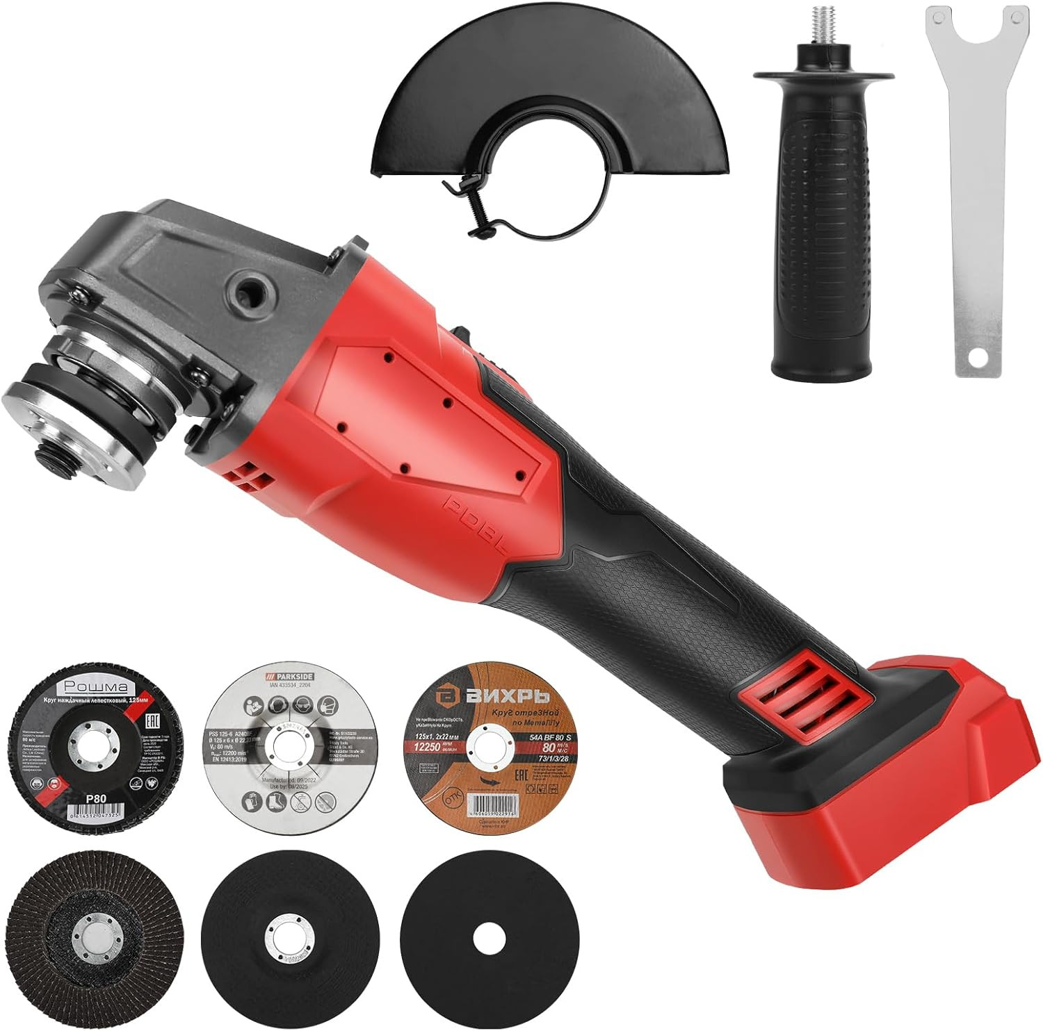 Smerigliatrice Milwaukee 18V Compatibile 125mm 12000RPM Motore Brushless
