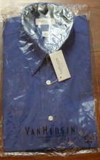 VAN HEUSEN BLUE DRESS SHIRT SZ: 15 1/2