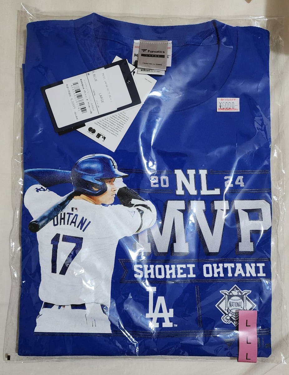 Shohei Ohtani LA Dodgers Fanatics T-Shirt 2024 NL MVP Japan Blue