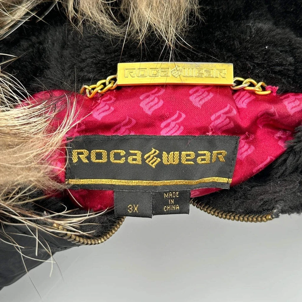 Rocawear Jacket - 3XL Black Polyester - Image 3 of 4