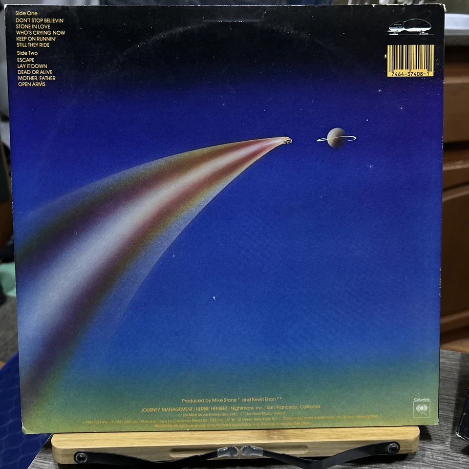 2 LPs JOURNEY–Escape E5C4P3 1981 (masterdisk) Departure 1980*FC36339  Exc  - Image 3 of 4