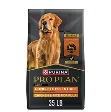 Purina Pro Plan Complete Essentials Shredded Blend Adult Dry Dog Food Size: 35Lb