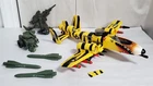 Y-38 VTG 80/90'S COLLECTION OF INCOMPLETE G.I. JOE VEHICLES-TIGER RAT AIRPLANE+!