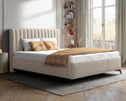 Polsterbett Morris mit Bettkasten Doppelbett mit Leistenlattenrost Bett M24