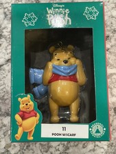 Disney's Winnie the Pooh Christmas Tree Ornament, Blue Scarf, w/Box