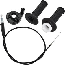 Lenker Gasgriff Bremshebel Gaszug Set 7/8" 22mm Handgriffe Quick Turn Twist Grip