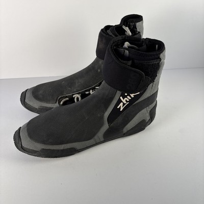 Zhik 260 Boots Mens Size 9 Black High Cut Sailing Comfort Water Sports