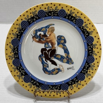 7.25  Le Faune  Philippe Deshoulieres Limoges Opera House Paris Plate Bakst Vtg