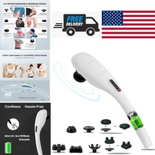 Cordless Handheld Back Massager with Rechargeable Battery Five Speed Control