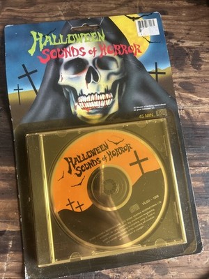 Halloween Sounds Of Horror CD New 1995 Viderex 45 Min Nostalgia 90s Compact Disc
