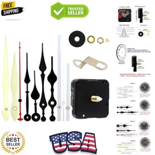 12888 Quartz DIY Wall Clock Movement Mechanism Repair Parts Replacement Kit S...