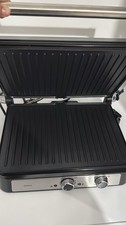 KALORIK KE-TM2012 2000W Contact Grill Timer Non-Stick Stainless Steel Silver