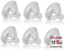 Halogen MR16 20W 12V Light Bulbs, GU5.3 Base, 2700K, 6 Pack 20.0 Watts