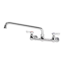 Krowne 12-814L Silver Series Wall Mount Faucet with 14" Spout-Wasserstrom 15629