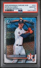 2025 Bowman Chrome Mega Box Kevin Alvarez PSA 10  #227 Houston Astros