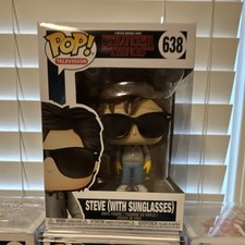 Funko Pop! Stranger Things Steve (with Sunglasses) Figure #638 [SMALL DENT]