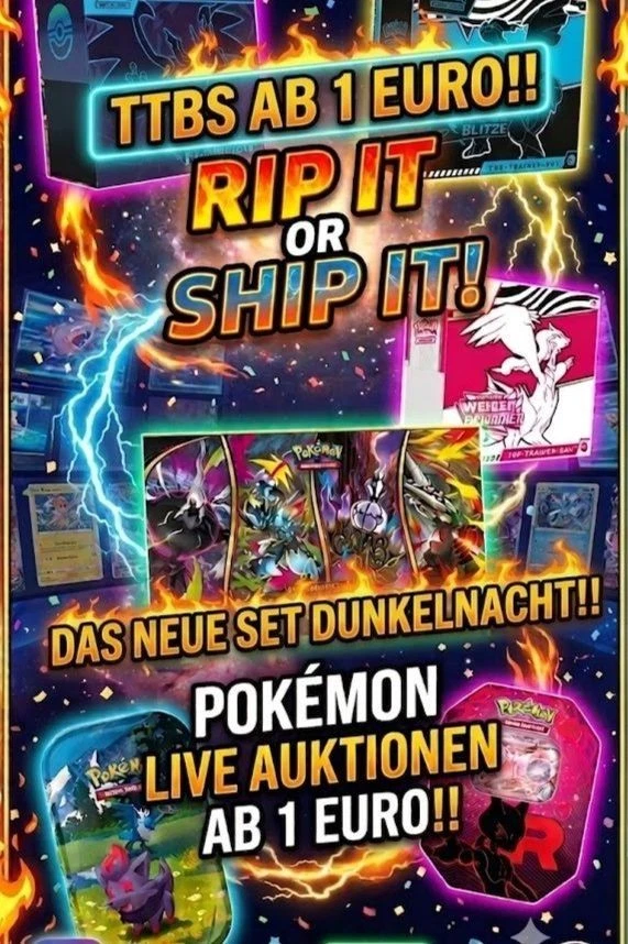 🎁 Rip & Ship Pokémon LIVE | Dunkelnacht Display & Fatale Flammen
