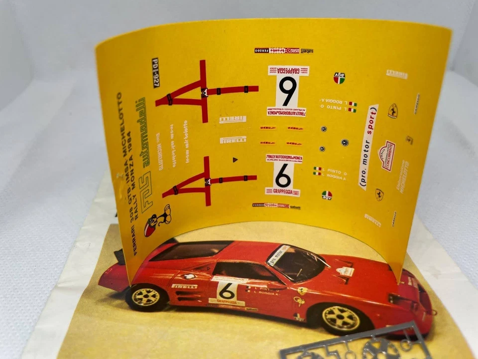 FDS Kit 1/43 Ferrari 308 GTB IMSA Michelotto Rally di Monza 1984 - Immagine 3 di 4