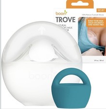 Boon Trove Silicone Manual Breast Pump - Passive Milk Collector with Plug