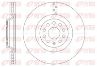 Remsa 2X Bremsscheibe Vorne Ø340 Mm BelüFtet FüR VW Passat Variant 365 2.0 TDI