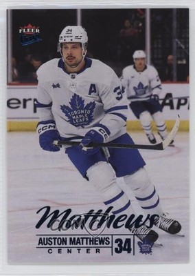 2024-25 Upper Deck Fleer Ultra Blue Foil /399 Auston Matthews #48 1h4a