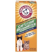 ARM  HAMMER Cat Litter Deodorizer With Activated Baking Soda 20 oz Pack of 5 