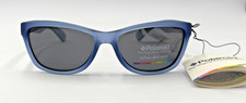 Authentic POLAROID P0422S 0AZ2 Blue w/Gray Lens Kids Sunglasses