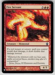Fire Servant 15/34 The List