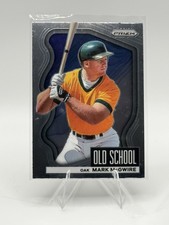 2022 Panini Baseball Prizm Mark McGwire Old School #OS-7 Oakland Athletics