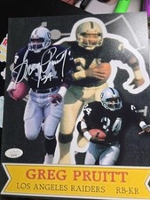 Greg Pruitt Autograph Raiders Photo