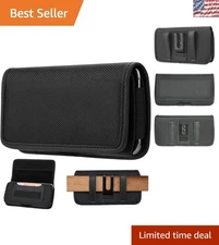 Black Universal Phone Holster Case XXL - Perfect for Hiking & Outdoor Activities