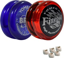 2 Legendary Spinners The Original Yoyo with A Brain and Fireball Transaxle Yo...