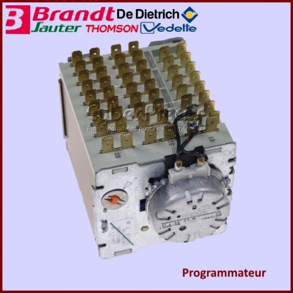 Programmateur Brandt 55X1620 pour lave-linge blanc en plastique résistant