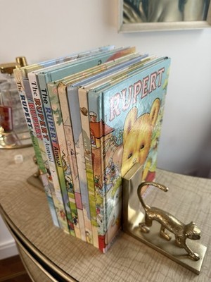 Vintage Rupert The Bear Annuals Job Lot x9 Hardback Books VG/Good Daily Express