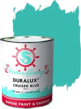 Marine Enamel, Cruiser Blue, 1 Quart, Topside Paint for Boats and Other Onshore 