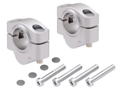 Lenkererhöhung für Triumph Trident 660 (2025-), 20mm hoch - Silber