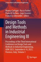 Monica Carfagni (U. A.) | Design Tools And Methods In Industrial Engineering III