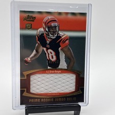 2011 Topps Prime A.J. Green /50 JSY #PRJ-AJG Bengals Rookie Jumbo Relics Gold