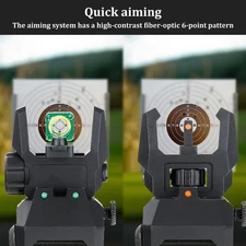 Fiber Optic Sights Flip Up Front and Rear Sites Green and Red Fiber Optics Dots