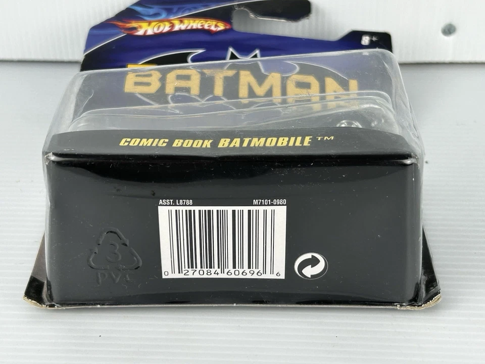 Hot Wheels 1/50 Batman Series 1 Comic Book Batmobile MOC 2007 New - Image 3 of 4